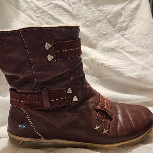 Cloud footwear Arlo leather boot wool lining - Picture 1 of 9